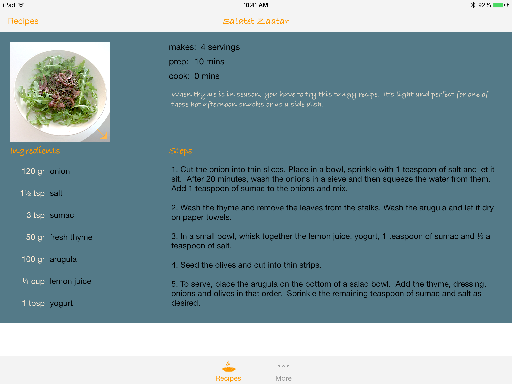 iPad - Salatet Zaatar